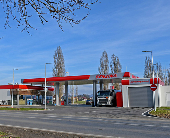 Čerpacia stanica Benzina